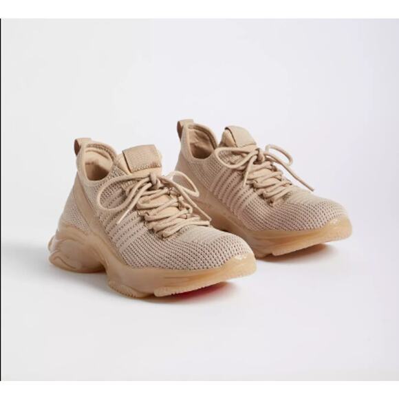 Torrid US 10.5 Tan Mesh Tan Nude Gym Travel Running Sneaker Athletic FLAWED - Picture 1 of 12